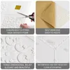 Duvar Kağıtları 3D Duvar Kağıdı Köpük Duvar Sticker Tuğla Kendi Kendinden Yapışkan TV Arka Plan Çocuklar için Su Geçirmez Oda Ev Dekor