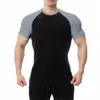 Magliette da uomo Maglietta semplice per uomo Sport Fitness Uomo Top Tinta unita Abbigliamento quotidiano Abbigliamento casual Street Style Maniche corte Morbido 230330