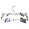 Hangers Racks 1pc Multilayer -kläder med 12 klämmor Kläder Förvaringshållare Torkande garderob Fällbar byxor Metal kjol 230330