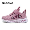 Scarpe da ginnastica per bambini all'aperto in rete Scarpe casual da ragazza Scarpe da ginnastica per bambini Calzature sportive estive per bambini Scarpe per ragazza Scarpe leggere Scarpe basse rosa carine Autunno W0329