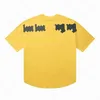 Heren Desiger T-shirts PA t-shirt luxe merk palmen kleding engel shirts spray hart letter katoen ronde hals korte mouw lente zomer tij heren dames t-shirts