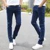 Jeans masculinos Slim Pequenos pés elásticos ELÁSTICOS Bagy Fashion Streetwear Ponta de jeans Men Clothing 230330