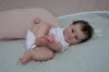 Dolls NPK 50CM Reborn Baby Doll born Girl Baby Lifelike Real Soft Touch Maddie with Hand-Rooted Hair High Quality Handmade Art Doll 230330