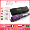 Hair Straighteners KIPOZI KP 139 Professional Straightener Fast Heat Smart Timer Flat Iron with LCD Display Curling and Straightening Salon 230329
