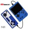 Mini Doubles Handheld Portable Game Players Retro Video Console kan 400 games opslaan 8 -bit kleurrijk LCD 848D
