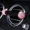 Car Air Freshener Creative Metal Outlet Clip Solid Colorful Rhinestone Fashion Stick