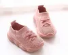 Athletic Outdoor Run Sport Sticked Shoes Toddler Kids Sneakers Children Flat Shoes Infant Girls W0329