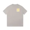 Été Nouvelle manche courte T-shirt Double Fabric Tissu de fils Stéréo Shirt Impression des femmes Men's Round Neck T-shirt Original Sweatshirt Polo G386S