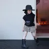 Ensembles de vêtements enfant en bas âge fille vêtements 2023 été marque Designer bébé T-shirts Dot imprimé léopard garçons Shorts mode pantalon enfants tenue ensemble