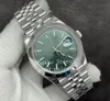 Mens Watches 72 Hours Power Reserve Watch 41mm Men Sbf Blue Green Dial Vs Automatic Cal.3235 Smooth Bezel 904L Steel Jubilee Vsf Eta Warranty Card 126300 Wristwatches