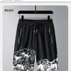 Men's Oversize 6XL 7XL 8XL Shorts for Summer Casual Classic Nylon Brand Male Black Pants Trouers 230329