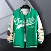 Herrjackor ins hiphop casual baseball coat smal fit unisex enhetlig bombplan för 2023 ungdomstrend college bär hösten