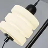 Lampy wiszące nowoczesne szkło do badań salonu nocna droplight pojedyncza głowica Hanglamp Indoor Decor Industrial Lighting LED żyrandel LED