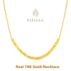 قلادات قلادة viticen real 18k الذهب فينيكس النساء au750 هدية المجوهرات للزوجة وصديقة في الموضة الكلاسيكية الترقوة 230329