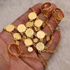 Bangle Coin Jewelry Gold Color Bracelet Bangles In Chain Link Rins For Women Dress Arab Middle East