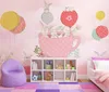 Tapeten Rosa Luftballon Cartoon Tapete Wandbild 3d Wand Po Für Kinderzimmer Sofa Kindergarten Hintergrundpapier