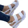 Sandalen Sommer Frauen Mode Offene spitze Weiche Bequeme Frau Keil Schnalle Weibliche Frauen Orthopädische Sandale Schuhe 230329