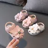 Eerste wandelaars geboren jongens en meisjes lente meisjes sandalen 0-3 jaar oude zachte zool wandelschoenen schattige prinsesschoenen slip resistent schoenen 230330