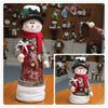 Decorazioni natalizie Bambola di Babbo Natale per tavolo Regalo per l'anno Casa Pupazzo di neve Giocattoli per bambini 2 pezzi Giocattolo per decorazioni natalizie