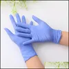 Gants de nettoyage 100Pc / Lot Jetable Latex Vaisselle / Cuisine Jardin Universel Pour Gauche Et Droite 6 Couleurs Drop Delivery Home Dhmk5