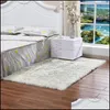 Tapis imitation laine tapis de sol en peluche douce en peau de mouton chambre à coucher tapis shaggy tapis de chevet canapé coussin fausse fourrure livraison directe maison gar dh8ku