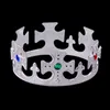 Party Hats King Crown Halloween Ball Dress Up Plastic Crown Scepter Partys levererar födelsedagskronor Princess Crowns Dh45