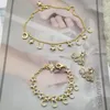 European and American diamond bracelet fashion earrings jewelry hand rhinestone earrings necklace bracelet jewelry wedding set