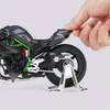 Aerei RC elettrici Aerei 1 9 H2R Lega di motociclette da corsa Fonde sotto pressione Modello di strada Simulazione Collezione di suoni e luci Regali per bambini 2