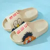 Slippers Summer Beach Slides Slides Ladies Eva Soft Flop Flops Scay Serted Sole Sole Soes Women Men Sandals 230329