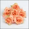 Dekoracyjne kwiaty wieńce sztuczny kwiat jedwabny jedwabny róży impreza domowa dekoracja