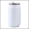 ウォーターボトルブランク昇華コーラ缶500ml DIY熱伝達印刷真空インセリテッドビールカップコーヒー付きSTSドロップ配達ホームDHLXD