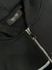 Мужские спортивные костюмы с капюшоном zipper embroidere логотип повседневной рыхлый рукав с длинным рукавом брюки наборы с капюшонами наборы толстовок с капюшоном