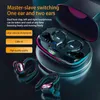 S730 TWS BT V5.0 Headphones Sport Stereo HiFi Wireless Earphones Waterproof Touch Control Earbuds Ear Hook LED Display Headset