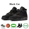 Nieuwe 4s basketbalschoenen voor mannen Women Fashion Trainers Designer Mens Sportschoen Pine Green Seafoam Midnight Navy Black Cat Craft Photon Dust Shimmer Dames Sneakers