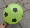 Latex Soccer Rainbow Balloons 12 tum Förtjockad fotboll Rubber Balloon för Holiday Birthday Sports Game Theme Party Decorations