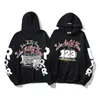 Rrr123 22fw New "gaomu Street" Print Made Old Wash Hooded Sweater Graffiti Loose Fit