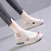 Sandals Summer Wedge Shoes for Women Solid Color Open Toe High Heels Casual Ladies Buckle Strap Fashion Female Sandalias Mujer sffwe 230413