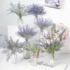 Fiori decorativi Lavanda Fiore artificiale Viola Decorazione di nozze romantiche Sfondo Fagotto finto Sposa con giacinto