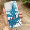3D Astronaut Quicksand Cases For Iphone 15 14 13 phone15 12 11 Pro Max XR XS 8 7 Rocket Bling Heart Love Glitter Sparkle Floating Clear Liquid Soft TPU Phone Cover Strap