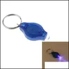 Andere Haushalts-Verschiedenes Mini-LED-Taschenlampe Schlüsselanhänger Tragbare Outdoor-Taschenlampe Schlüsselanhänger Notfall-Cam-Lampe Rucksack Light Drop Delive Dhkqw