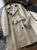 Trench-Coats pour hommes, manteau classique de Style britannique, veste à la mode pour hommes, Double boutonnage, Long et Slim, vêtements d'extérieur, ceinture réglable