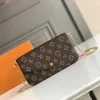 Дизайнер Multi Felicie Pochette M61276 Женские мужские