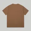 2023SS Sprężyna i lato Nowy wysokiej jakości bawełniany druk z krótkim rękawem za okrągłe panelu dekoltu T-shirt Rozmiar: M-L-xl-xxl-xxxl Kolor: czarny biały 8KKH55