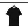 T-shirt da uomo T-shirt bianca nera Slim Fit manica corta in cotone T-shirt traspirante Top di design Lettere di lusso Stampa Camicie Primavera Estate High Street Abbigliamento casual da uomo