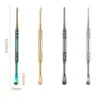 SS Wax Dab Tool Smoking ecig accessories atomizer tank 120mm stainless steel dabber tools for dry herb titanium nail for vape pen