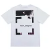 Summer Luxurys Mens and Womens T Shirt Designers Offs Vêtements T-shirts amples Tops Homme Casual Street Graffiti Shirt Sweat-shirt à manches courtes T-shirts Offes Blanc YI1R