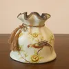 Vasi Pastorale Creativo Sacco Modellante Vaso In Ceramica Retro Uccello E Ramo Di Un Albero Decorativo