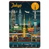 Retro City Landscape Metal Tin Sign Vintage Decor Plaque Craftwork Club Home Decor Plaques Art Poster Metal Painting 30x20 см W03