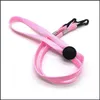 Autres fournitures de fête festives Masque facial Longes Sangle réglable avec clips 65cm Enfant Adt Antilost Leash Rose Bleu Noir Drop Del Dhqke