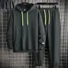 Survêtements pour hommes OEIN Casual Sportswear Sweat à capuche pour hommes Automne Ensemble pour hommes Sweat à capuche pour hommes 2PCS Jogging Sportswear 230330